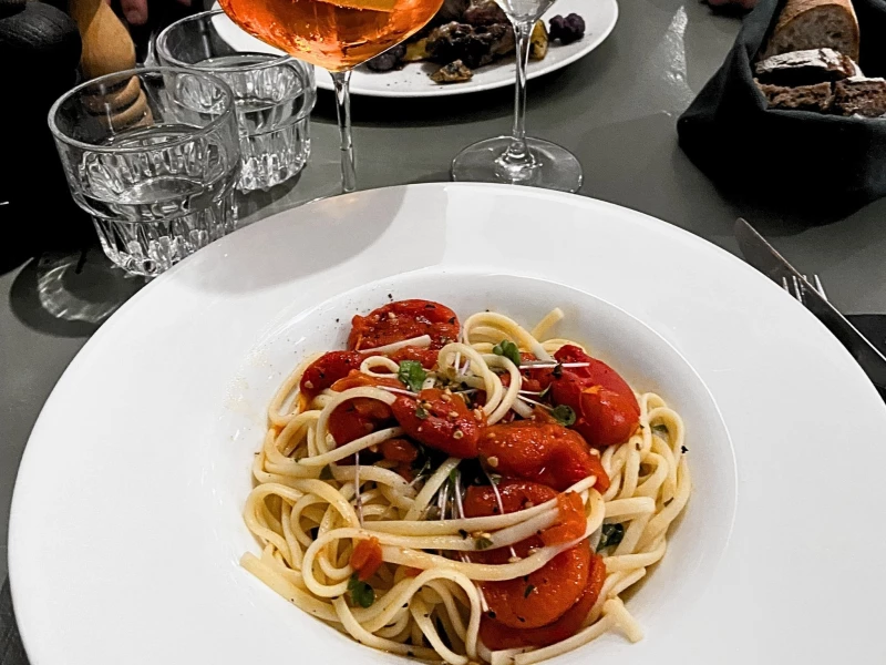 Pasta Pomodora at Le Murge Restaurant Innsbruck