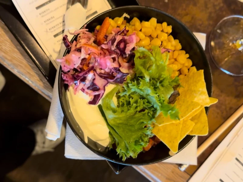 Burrito Bowl at Machete Innsbruck Restaurant