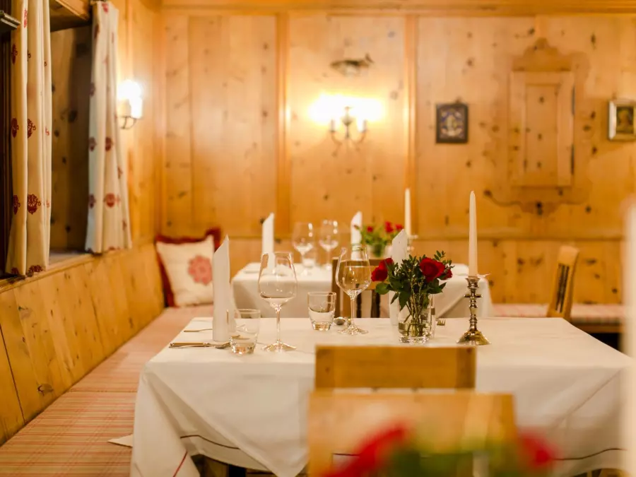 Showing the interior of Restaurant Sailer Innsbruck